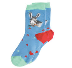 "Gentle Jack" Donkey Children Socks Size 9-12