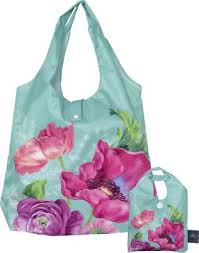 Pink Flower Fabric Bag in a Bag