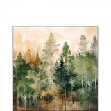 Evergreen Trees Cocktail Napkins