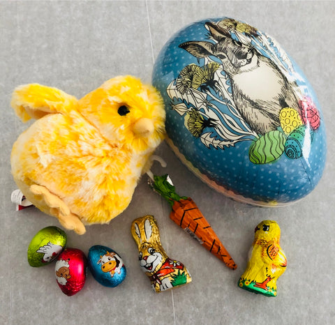 Surprise Chick Filled Easter Egg Care Package