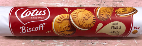 Lotus Biscoff Vanilla Cream Sandwich Cookies