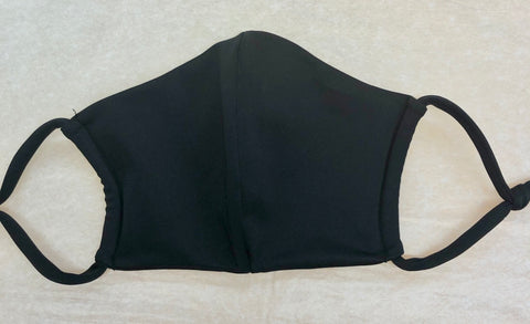Pure Black Mask Adult Large