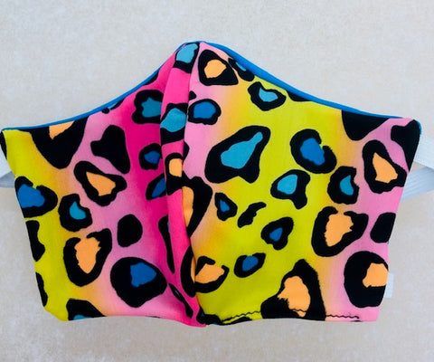 Rainbow Leopard Kids Mask