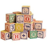 German Language Wooden Blocks