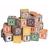 Norwegian Language Wooden Blocks