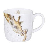 Wrendale Bone China Giraffe and Baby Mug