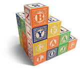Classic English Language Wooden Blocks