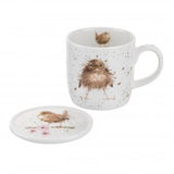 Wrendale Flying the Nest Mug and Coaster Set
