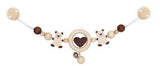 Heimess Stroller Chain - Natural Lady Bear
