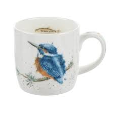Wrendale Bone China Kingfisher Mug