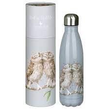 "Birds of a Feather" Owl Water Large Bottle