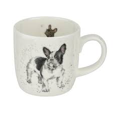 Wrendale Bone China Frenchie Mug