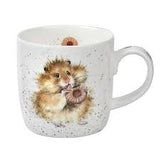 Wrendale Bone China Hamster Eating a Cookie Mug