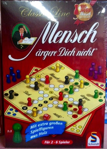 Mensch Argere Dich Nicht!  The classic German Game of "Sorry!"