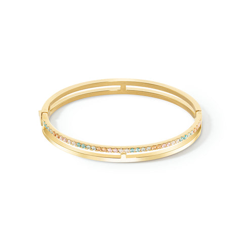 Gold Multicolour Pastel Bangle