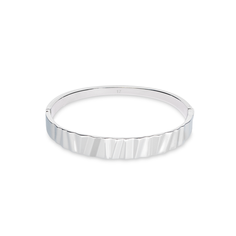 Silver Stainless Steel Bangle