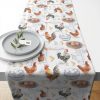 Rooster and Chickens Table Runner