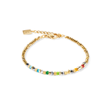 Stainless Steel Multicolour Gold Bangle