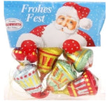 Milk Chocolate Christmas Bells in Foil