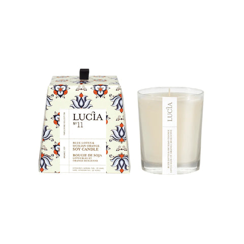Lucia N°11 Blue Lotus & Sicilian Orange Votive Candle - 20 hr