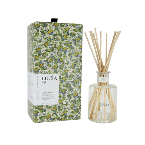Lucia N°2 Laurel Leaf & Olive Reed Diffuser