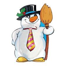 Solid Milk Chocolate Snowman