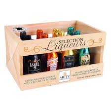 Abtey Assorted Liquor Bottles in Crate Box