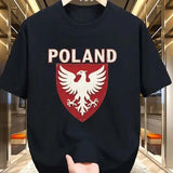 Polish Eagle T-shirt - Black X-Large