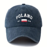 Polish Pride Baseball Cap -Navy