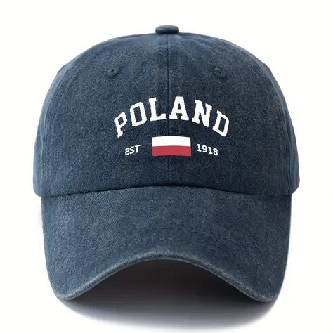 Polish Pride Baseball Cap -Navy