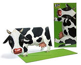 3D Animal Card - Cow