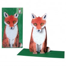 3D Animal Card - Fox
