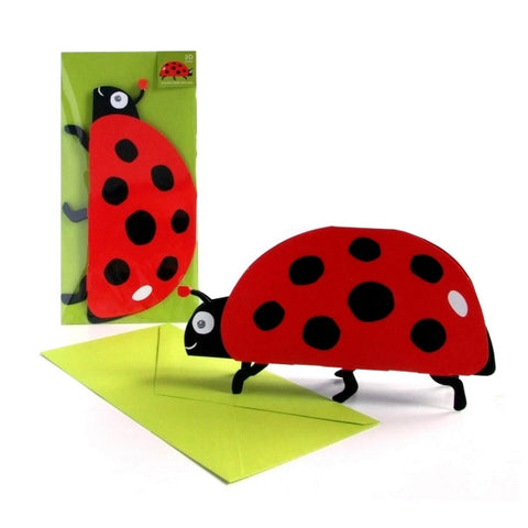 3D Animal Card - Ladybug