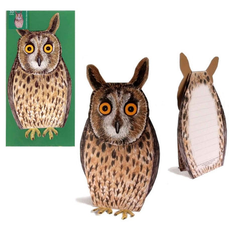3D Animal Card - Owl