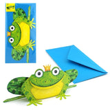 3D Animal Card - Frog Prince