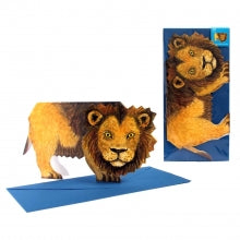 3D Animal Card - Lion