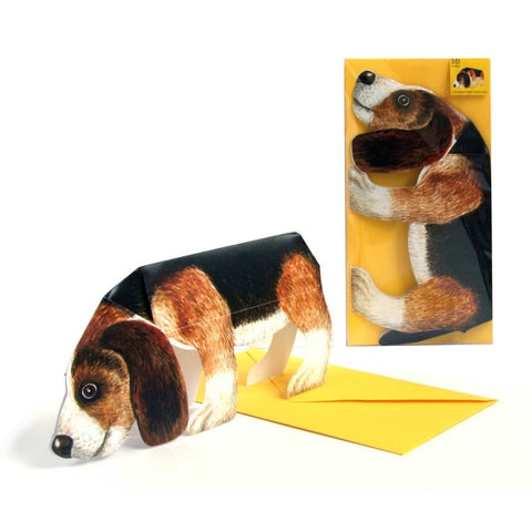 3D Animal Card - Dog