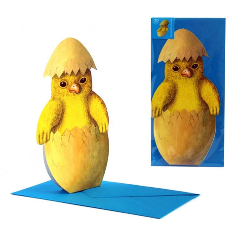 3D Animal Cards - Hatching Chick