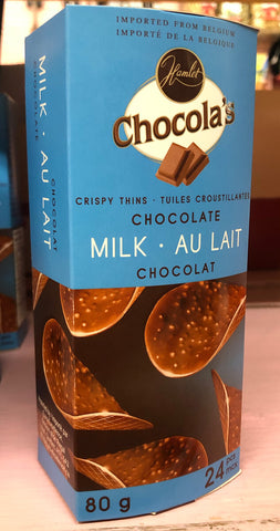 Chocola's Milk Chocolate Crispy Thins