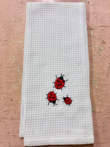 Ladybug Tea Towel