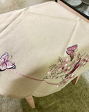 Purple Butterflies and Blossom Table Topper