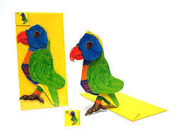 3D Animal Card - Parrot