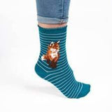 "Born to Be Wild" Fox Socks