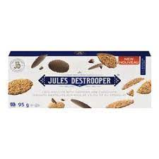 Jules Destrooper Lace Biscuits with Cashew and Chocolate
