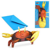 3D Animal Card - Crab