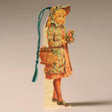 Mamelok Victorian Girl with Poesie Bookmark Card