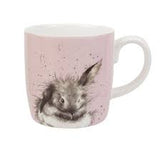 Wrendale Bone China Pink Bunny Large Mug