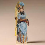 Mamelok Victorian Lady in Blue Bookmark Card