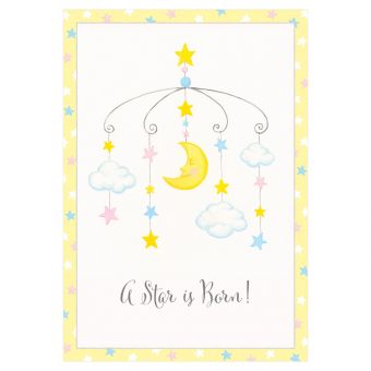 New Baby Card - A Star is Born!