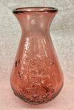 Pink Recycled Glass Vase